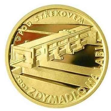 Kulturní památka zdymadlo na Labi pod Střekovem Mince ZCZ 27