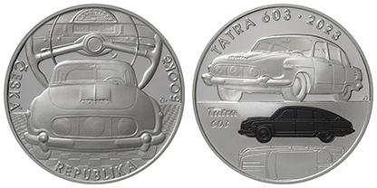 500 Kč Tatra T603